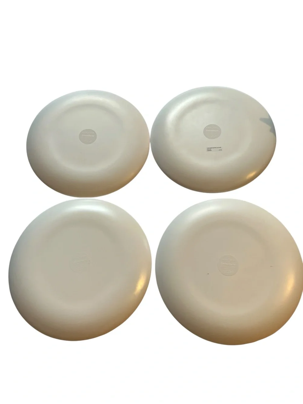 Crate & Barrel 4 Melamine Butterfly Salad Plates Lucia Eames Design 9” Modern